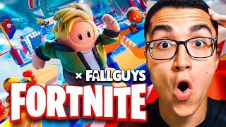 MEJORES MOMENTOS de TREBOR JUGANDO FORTNITE x FALL GUYS (ÉPICO)