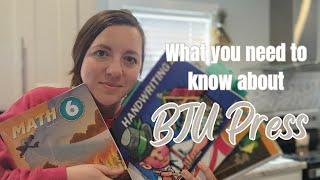 My opinion of BJU Press Homeschool Curriculum  | Midyear Update