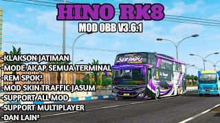 UPDATE!!! OBB BUSSID SOUND HINO RK8 SPOK-SPOK MODE AKAP || BUSSID V3.6.1