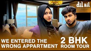 Never been in an apartment like this in DUBAI!!  STAYCATION ROOM TOUR by (THE DUBAI COUPLE)