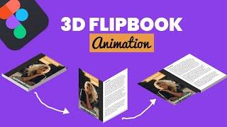 Figma 3d flipbook animation (2022)