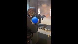 Firing a Heckler And Koch 417 Full Auto