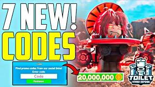 UPDATE CODESTOILET TOWER DEFENSE CODES - CODES FOR TOILET TOWER DEFENSE