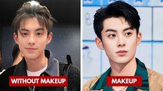 CHINESE ACTOR WITH OPEN MOUTH MAKEUP AND WITHOUT MAKEUP | HANDSOME KOREAN ACTORS