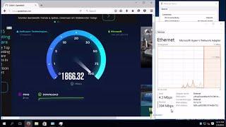 Microsoft Azure Virtual Machine (VPS) Speedtest with 10Gbps VM Interface