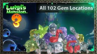 Luigi's Mansion 3 - All 102 Gem Locations 