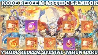 Kode Redeem Spesial Tahun Baru Mythic Samkok Desember 2023 ! Gift Code Mythic Samkok Terbaru