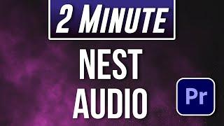 Premiere Pro : How to Nest Audio Tracks