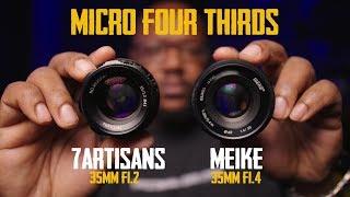 7artisans 35mm f1.2 vs Meike 35mm 1.4 Micro Four Thirds