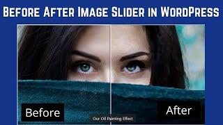 How to Create Before /After Image Slider Effect in WordPress(Urdu/Hindi)