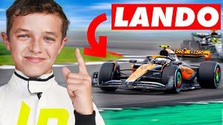 Young Lando Norris' INSANE Driving Style