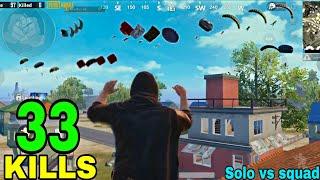 MY NEW RECORD IN SEASON 8 | 33 KILLS SOLO VS SQUAD | PUBG MOBILE