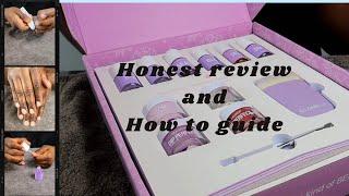 GLAMRDiP Honest Review | Dip nails for Beginners | Detailed How to use guide #nailsathome #nails