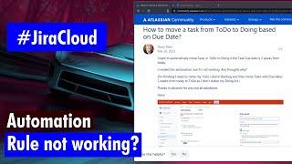 Jira Cloud Automation - Why my rule is not working?