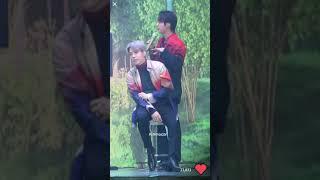 BTS on  The Fact Music Awards 2021 Fancam Jin - Boy With Luv