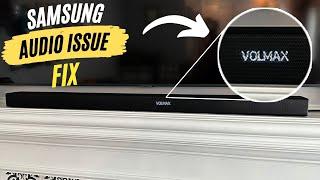 How To Fix the Samsung Sound Bar Volume Issue