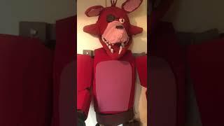 Real life foxy (unwithered) Foxy Cosplay Fnaf #shorts Real springlock suit