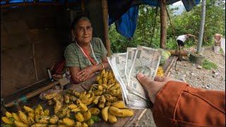 Woman Selling Banana on Streets Gets Surprise 