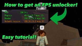 HOW TO DOWNLOAD A FPS UNLOCKER FOR DA HOOD (or any game)