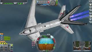 Successful water landing in KSP