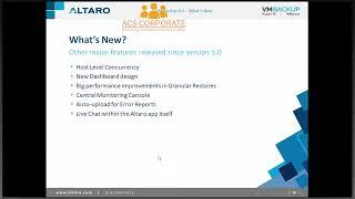 What's New in Altaro VM Backup Webinar