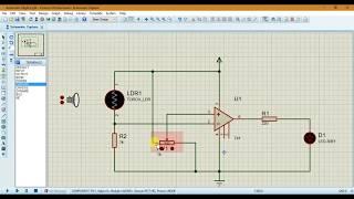 Proteus - Basics - Automatic Night Light