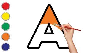 How to Write Letters for Children - Teaching Writing ABC for Preschool - Alphabet for Kids