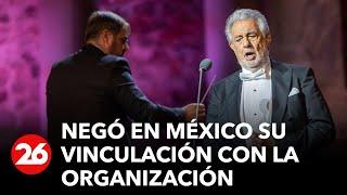 La palabra de Plácido Domingo sobre la vinculación con la secta sexual