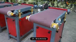 12x72 Belt Grinding Machines | Wide Belt Grinder Manufacturers | Ramato Machinery Rajkot Gujarat