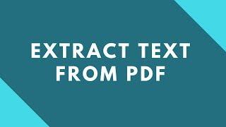 How to convert pdf to text ?