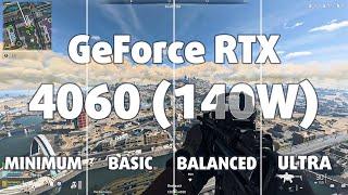  NVIDIA GeForce RTX 4060 [Laptop, 140W] - Call of Duty: Warzone 2.0 gameplay benchmarks (1080p)