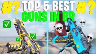 TOP 5 GUNS in COD Mobile BATTLE ROYALE SEASON 8 2024