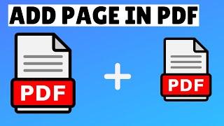 How to Add Page in PDF File