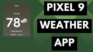 Download Google's NEW Weather Application Now! Pixel 9 APK Leak!!!