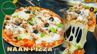 Naan Pizza Recipe | Quick & Easy Homemade Pizza | Delicious Fusion Dish