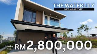 House Tour 87: The Waterlily 1st Waterfront Biophilic Bungalow in Wetlands Estates , Gamuda Cove