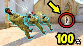 100% HEADSHOTS AIM! - CS:GO BEST ODDSHOTS #698