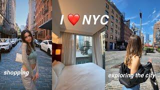 NYC VLOG  shopping, exploring the city, etc