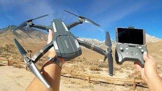 C-Fly Obtain F803 Brushless FPV Folding 1080p FHD Camera Drone Flight Test Review