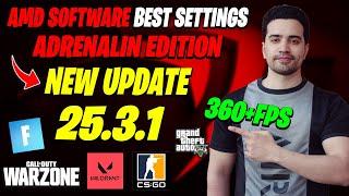 AMD Adrenalin Edition New update 25.3.1 (2025 FOR Best Setting Gaming)