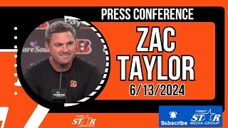 Bengals Head Coach Zac Taylor Press Conference 6/13/24
