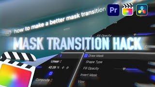 A secret hack to level up your MASK TRANSITIONS (Final Cut Pro X editing tutorial)