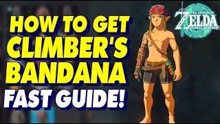 HOW TO GET CLIMBER'S BANDANA| Legend of Zelda Tears of the Kingdom Gameplay #tearsofthekingdom