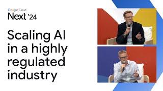 Scaling AI in a highly regulated industry, powered by vertex AI