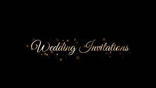 New wedding invitation video 2021 , subscribe my channel