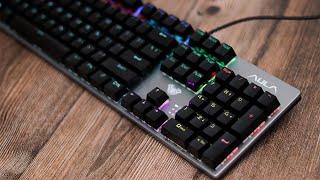 ASMR - Unboxing Aula S-2016 Mountain | RGB Mechanical Gaming Keyboard, Valorant Gameplay |