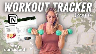 Easy-to-Build Notion Workout Tracker (Part 1) | Perfect for Beginners!