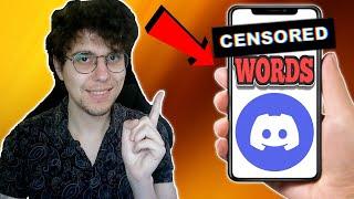 How To Censor Words In Discord Mobile