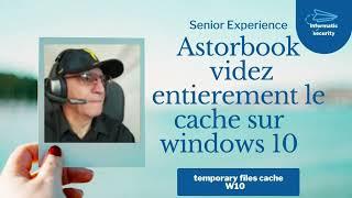 Videz entierement le cache sur windows 10 . Temporary hidden files