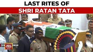 Ratan Tata's Last Rites: Top Ministers, Industrialists Gather At Worli Crematorium, Mumbai